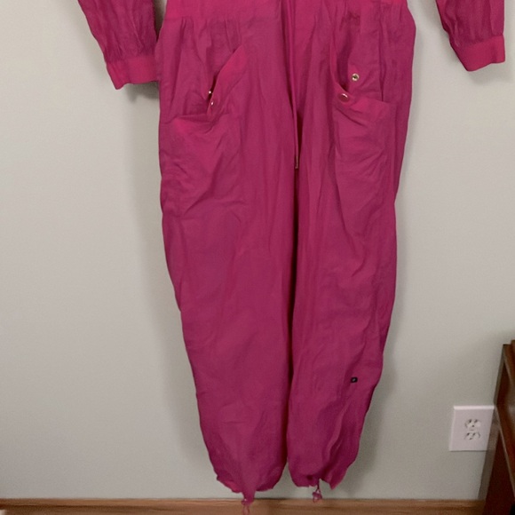 Athleta x Alicia Keys Cutout Utility Jumpsuit - in Fuchsia size 8 - Picture 3 of 5